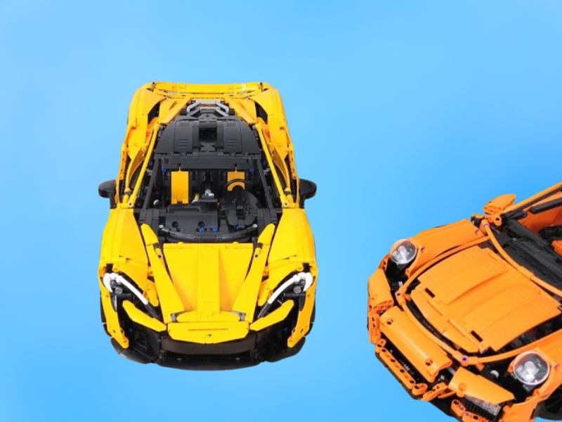 autići napravljeni od LEGO Technic seta