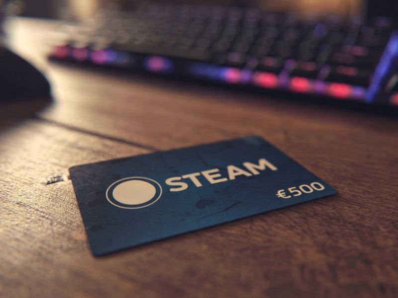 Steam kartica na poklon